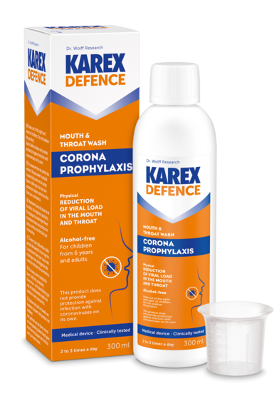 KAREX Defence Mouth and Throat Wash for Corona prophylaxis