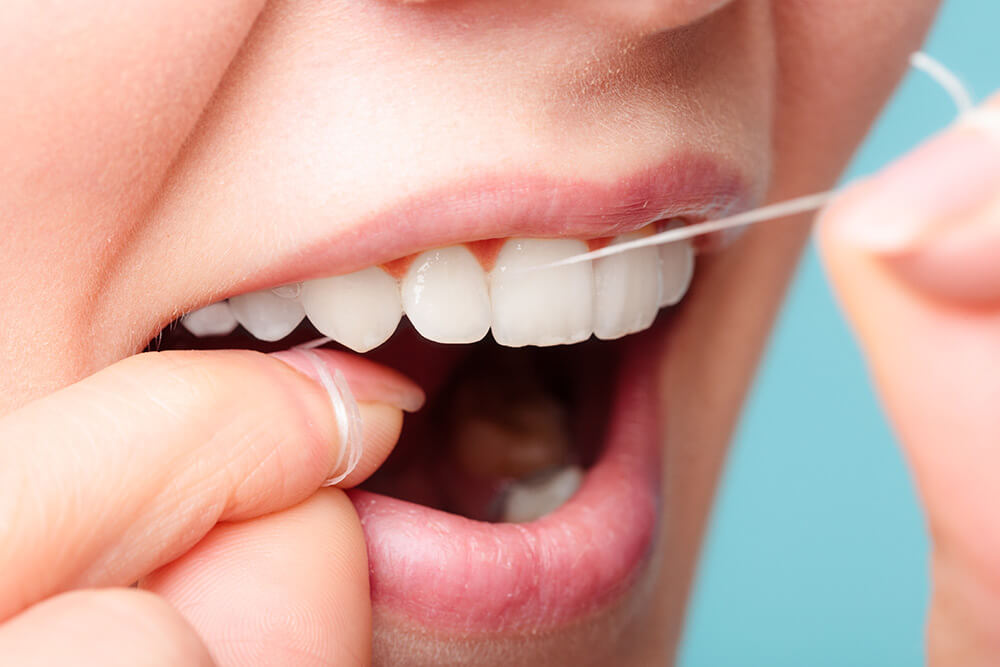 Mundhygiene und Zahnseide